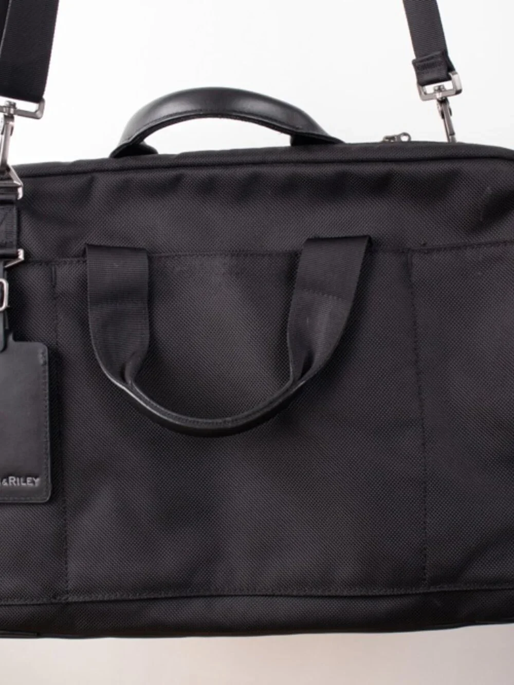 Briggs & Riley @Work Slim Brief Black Laptop Bag Nylon 15.6